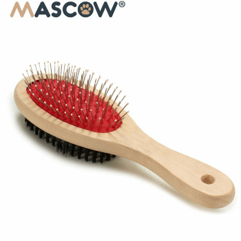 Щетка для Cобак Mascow AR1807082 Коричневый Чёрный Красный 7 x 22,5 x 5 cm (12 штук)