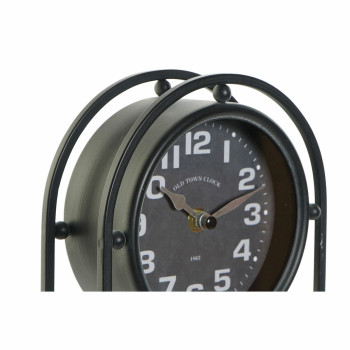 Table clock DKD Home Decor Crystal Black Iron (16.5 x 7 x 25 cm),,,