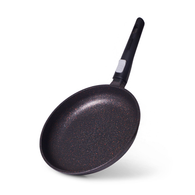 Frying pan REBUSTO 26x4.7 cm with detachable handle with induction bottom (aluminium with non-stick coating)