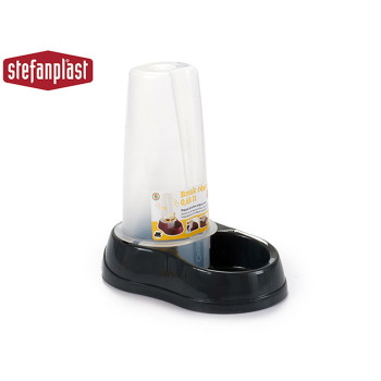 Mājdzīvnieku barības trauciņš Stefanplast 04092 Caurspīdīgs Tumši pelēks Plastmasa 650 ml 12 x 19,5 x 19 cm (12 gb.),,,