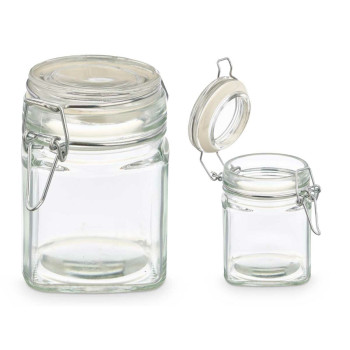 Стеклянная банка Vivalto 01-1605 Прозрачный 200 ml (6 штук)