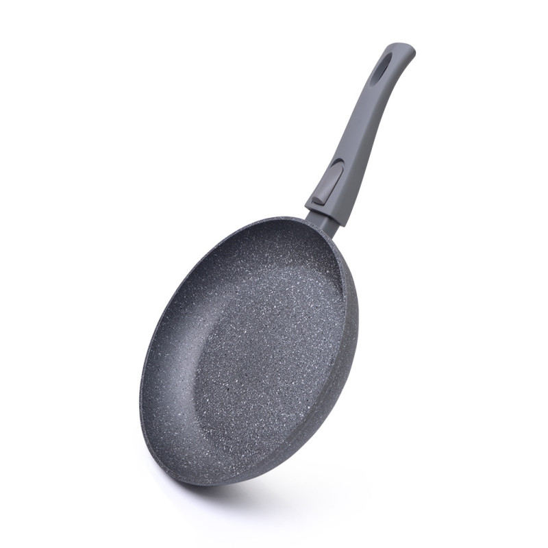 Frying pan ROCK STONE 26x5.2 cm with detachable handle (aluminium with non-stick coating)