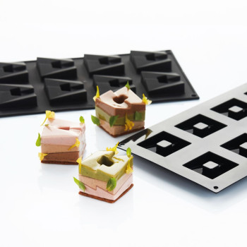 Silikoni vorm 2 gb. 29,7 x 17,6 cm CUBE