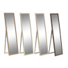 Free standing mirror Home ESPRIT Brown Beige Grey Natural Crystal polystyrene 45 X 40 X 166 cm (4 Units),,,