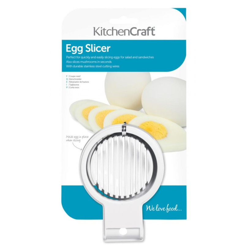 KITCHENCRAFT ЯЙЦЕРЕЗКА  12CM, БЕЛЫЙ , PLASTMASA, Kitchen Craft