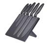 MASTERCLASS AGUDO SET. VIRTUVES KNIVES  5PC., AR MAGNĒTISKU STATĪVU, MELNS, N/T, Masterclass