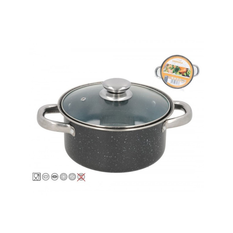 Puodas 20cm 2.5L neprid. GRANITE CRIS