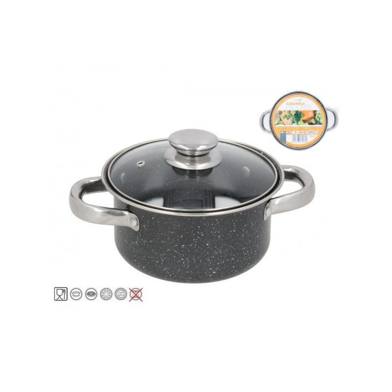 Puodas 18cm 2.0L neprid. GRANITE CRIS