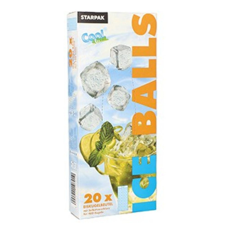 LEDUS SALDĒŠANAS MAISIŅI 20GAB., PAŠNOSLĒDZOŠI, LDPE PLASTMASA 0.0772kg/iepak., Pap Star