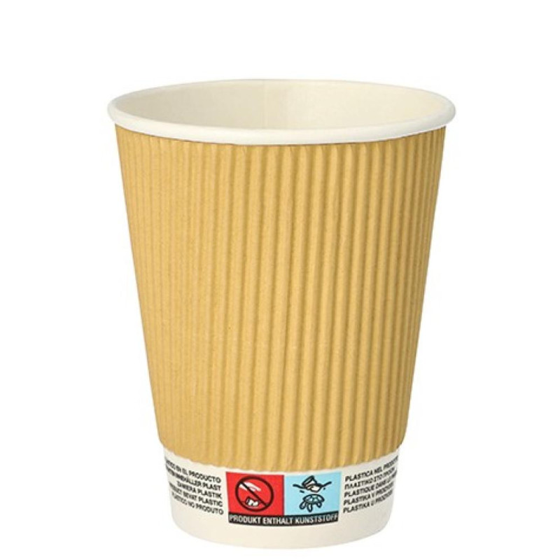 Kофейная  KRŪZĪTES 10ШТ. ., 300ML, D9CM, H11CM, DUBULTSIENU, КОРИЧНЕВЫЙ S, RIEVOTS KARTONS 0.159kg/iepak., Pap Star