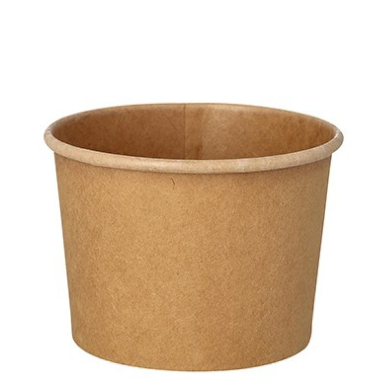 СУПОВАЯ  TRAUKI 25ШТ. ., 350ML, D9.8CM, H7CM, BRŪNI, KARTONS 0.2662kg/iepak., Pap Star