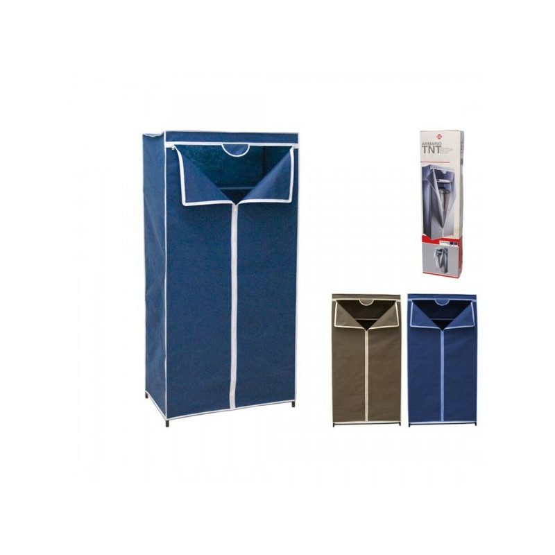 Drabužių spinta tekstil. 160*75*46cm LIDIA