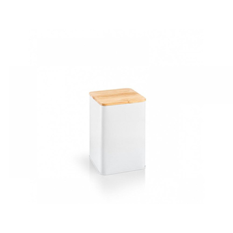 ONLINE FOR STORAGE  CAPACITY  H14CM, WHITE , BAMBUSS/METĀLS, Tescoma