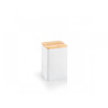 ONLINE FOR STORAGE  CAPACITY  H14CM, WHITE , BAMBUSS/METĀLS, Tescoma