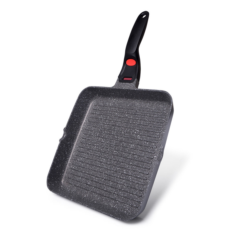 Сковорода-гриль LA GRANITE 28x4,5см Квадратная (алюминий)