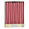 CANDLES 2.2x25CM, 50PC.., TUMŠI ROZĀ, DEG 7ST. 3.0035kg/iepak., Pap Star