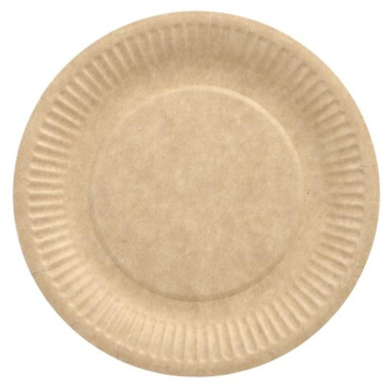 PURE DISHES  20PC.., D19CM, BRŪNI, ŠĶIEDRU KARTONS 0.134kg/iepak., Pap Star