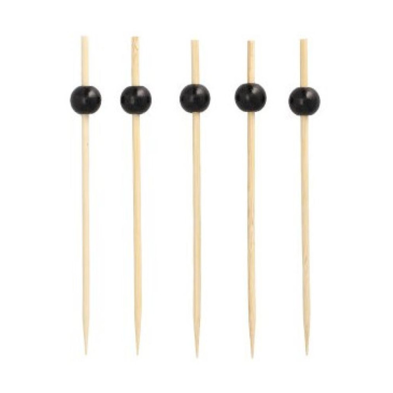 BLACK PEARL PĀRTIKAS IESMIŅI 40ШТ. ., 12CM, BAMBUSS 0.0557kg/iepak., Pap Star