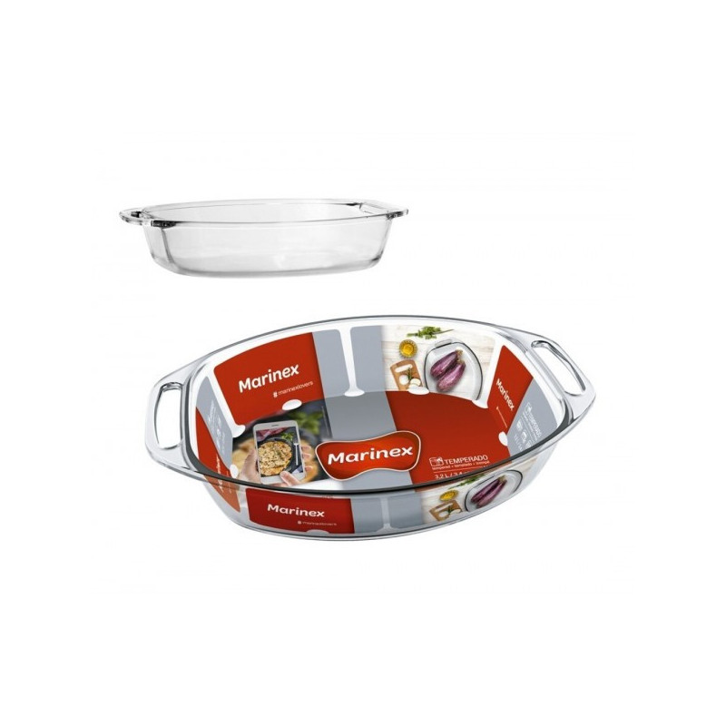 Forma cepšanai stikla 3.2L 35.8*4*7cm s/r Marinex