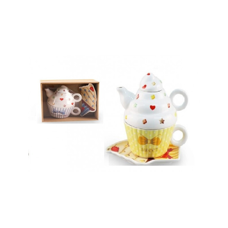 Krūze 220ml s/l ar arbatinuku 16S004