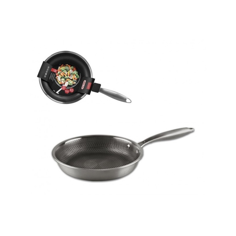 Keptuvė met. 22cm 2.5mm indukc B130SS-0122