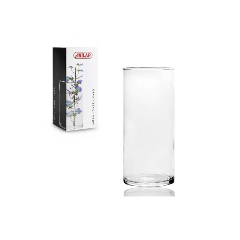 Vaza stikl. 20*9cm 2070059