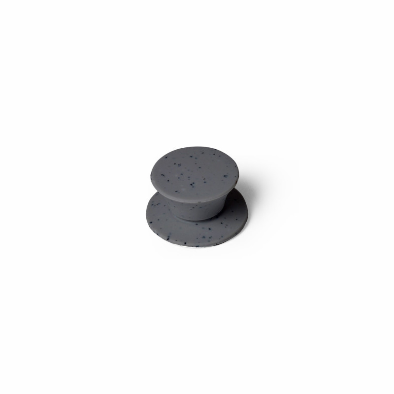 SPARE PARTS: Silicon knob DARK GREY marble for ARCADES lid