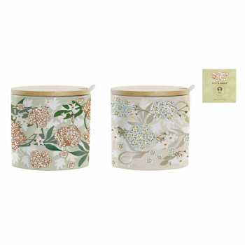 Cukraus dubuo DKD Home Decor Bambukas Dolomite (7,5 x 7,5 x 7,5 cm)