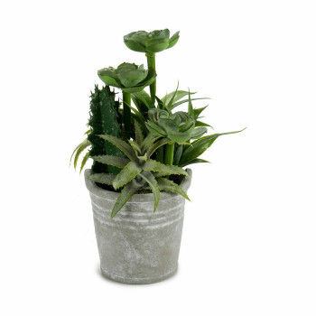 Декоративное растение Ibergarden XD18-1182A-B Пластик Цемент 15 x 24 x 15 cm (12 штук)