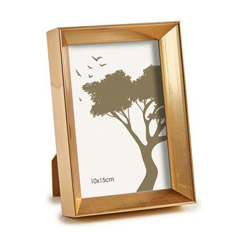 Photo frame WPC0235MG-1 Golden Glass Plastic (6 Units),,,