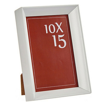 Photo frame WPC0235MG-1-WH White Glass Plastic (6 Units),,,
