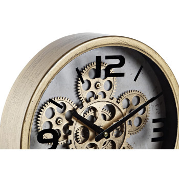 Table clock DKD Home Decor Golden Gears,,,