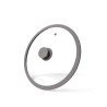 Lid ARCADES 26 cm with GREY marbling silicone rim (glass)