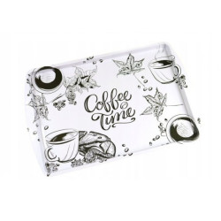 Padėklas met. 37*24cm COFFEE B