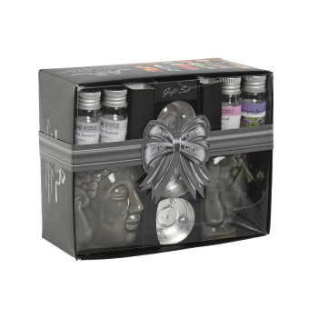 Essential oil burner Home ESPRIT 17 x 13,5 x 8 cm (3 Units),,,