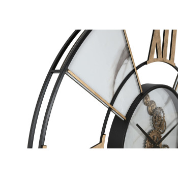 Wall Clock Home ESPRIT White Black Golden Metal 142 X 9 X 142 cm,,,