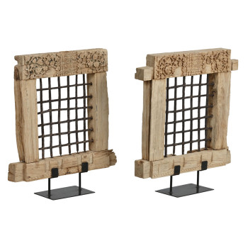 Decorative Figure Home ESPRIT Natural Single part 65 x 18 x 75 cm,,,