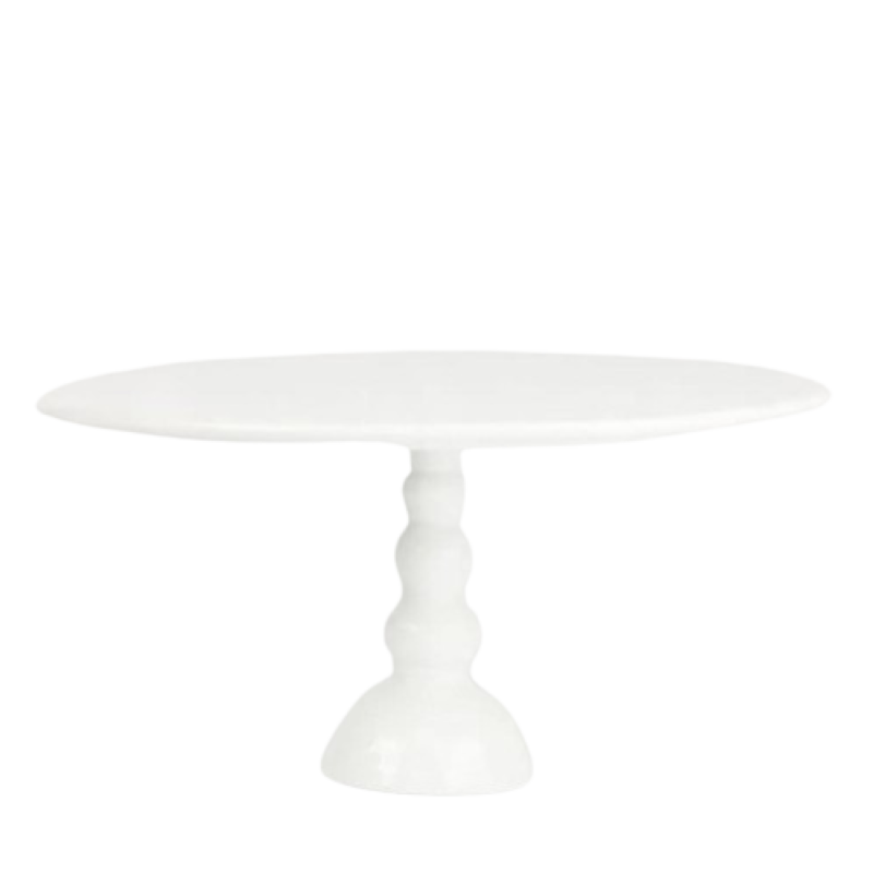 KŪKU STAND   D26CM, AR LĀPSTIŅU, WHITE , PORCELĀNS, Prymus-AGD