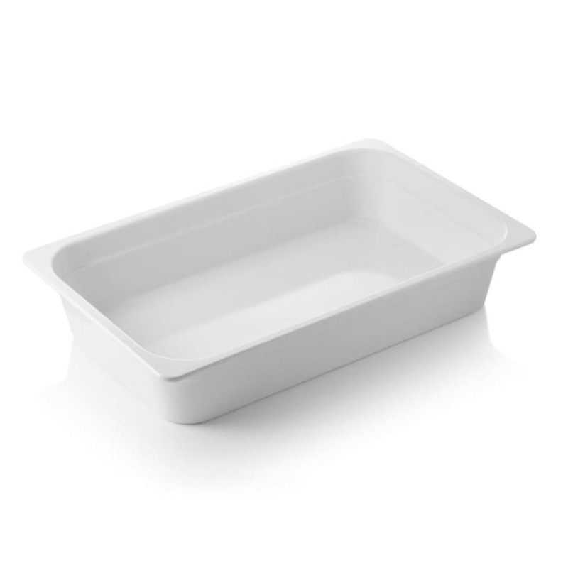 GN 1/1 CAPACITY  065MM, WHITE , MELAMĪNS, WAS