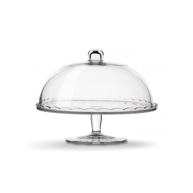 Tortinė stikl. 29cm s/d su kojele ROSE