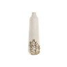 Vase Home ESPRIT White Golden Aluminium Modern 15 x 15 x 52 cm,,,
