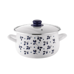 Emaljēts katls 22cm 4.8L ar...