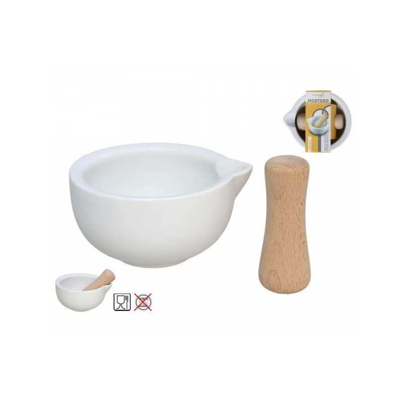 Grūstuvė prieskoniams akmen. 12*6.5cm 21229