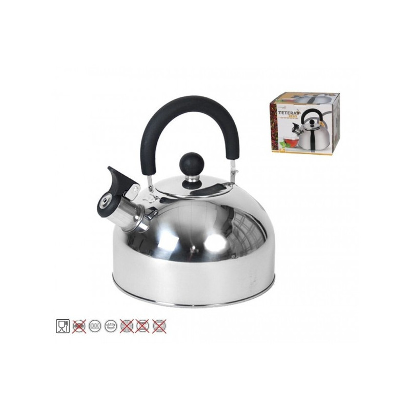 Чайник мет. 3.0L с свистком indukc.SW2001