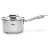 Sauce pan PREMIUM ONE 16x9 cm / 1,6 LTR with glass lid (stainless steel)