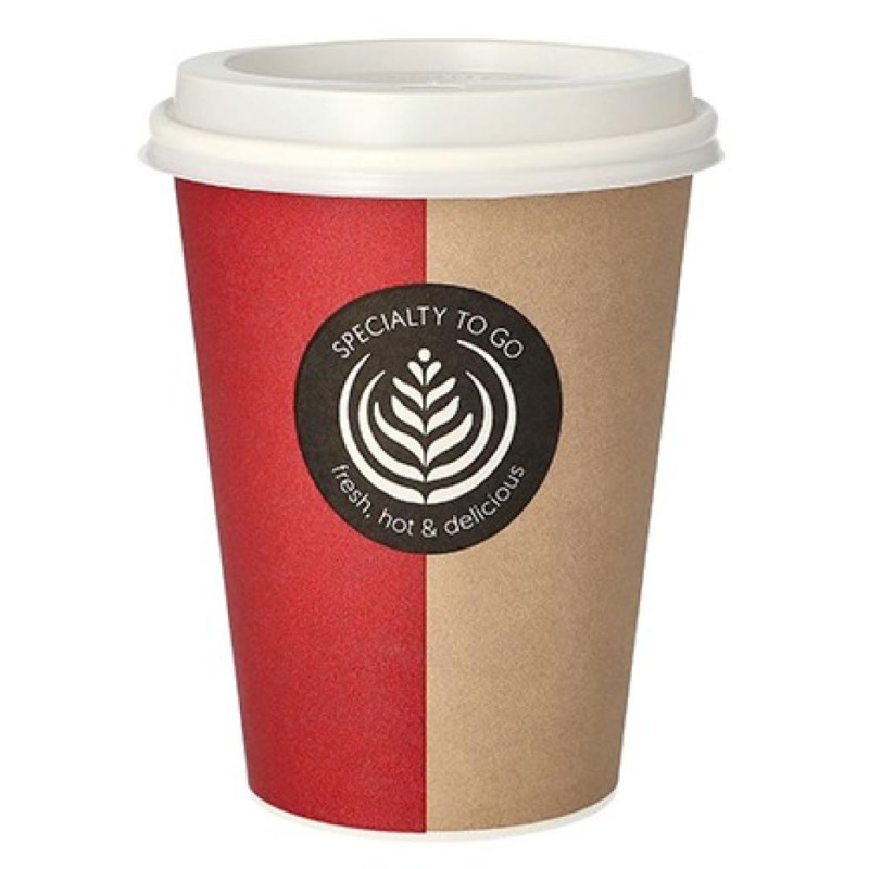 TO GO Coffee shop  CUP S AR COVER  10PC.., 300ML, D9CM, H11.1CM, KARTONS 0.122kg/iepak., Pap Star