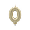 СВЕЧА  -CIPARS ''0'', 7CM, золотой  0.033kg/iepak., Pap Star