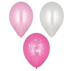 PRINCESS balloons 6PC..,...