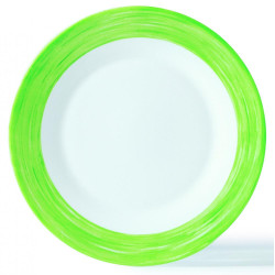 BRUSH GREEN MAIZES PLATE...