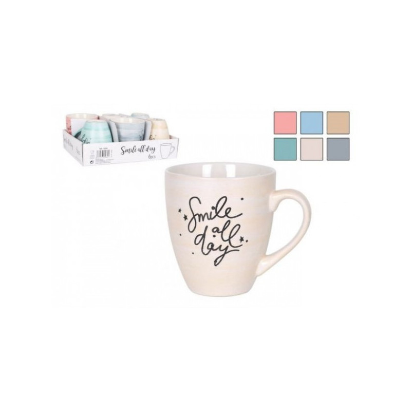 Puodukas 550ml SMILE DAY 12295